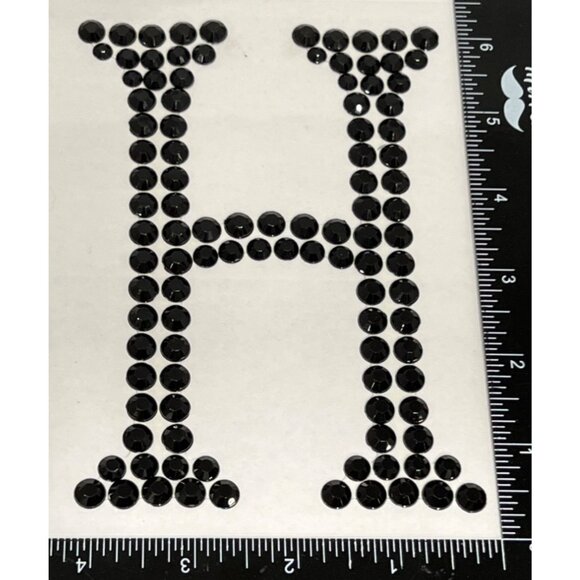 Recollections Halloween Bling Rhinestone Gem Embellishment " H "  353956 422446 - Picture 3 of 3